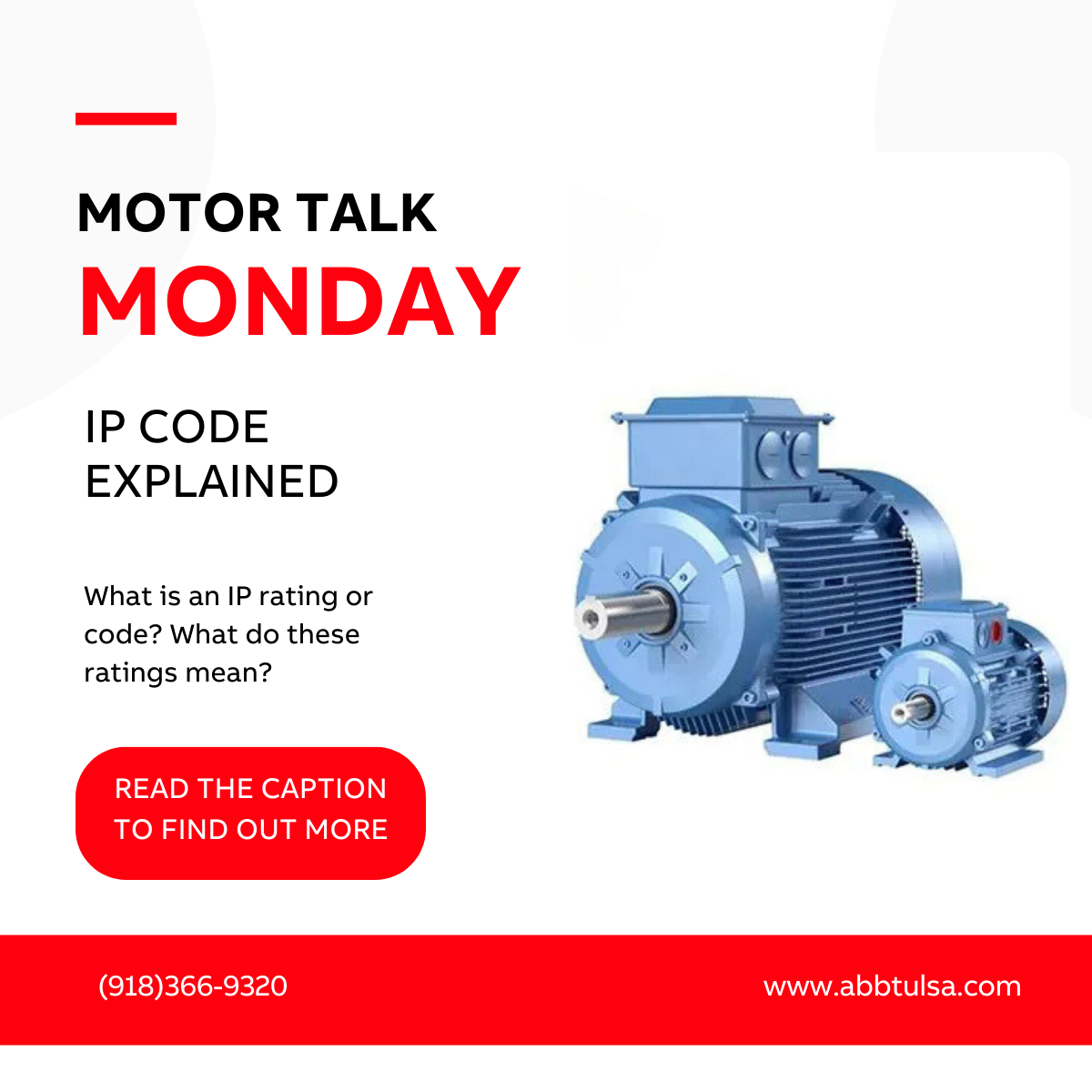 Motor Talk Monday: IP Code Explained