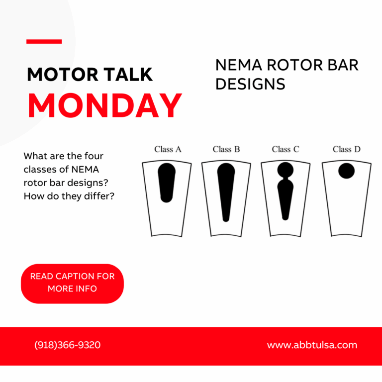 Motor Talk Monday – NEMA Rotor Bar Designs