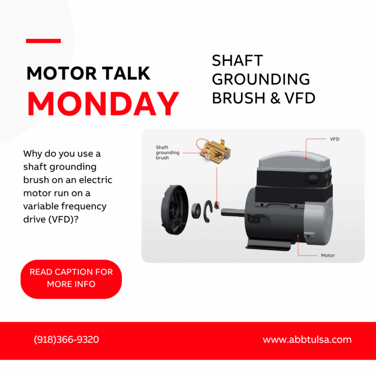 Motor Talk Monday – Shaft Grounding Brush & VFD