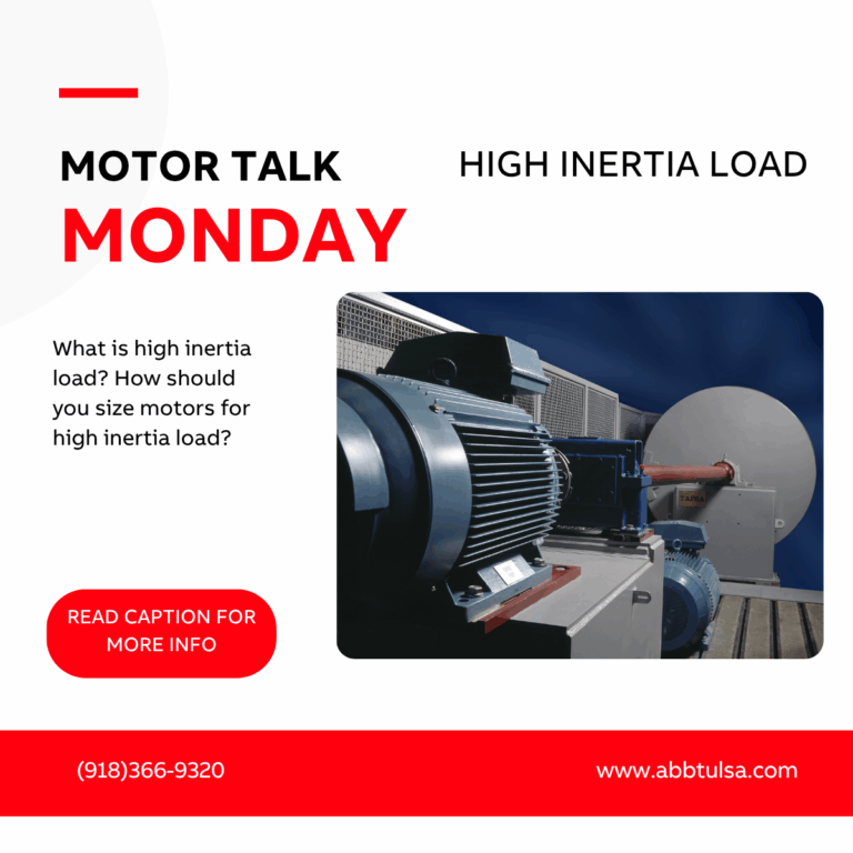 Motor Talk Monday – High Inertia Load
