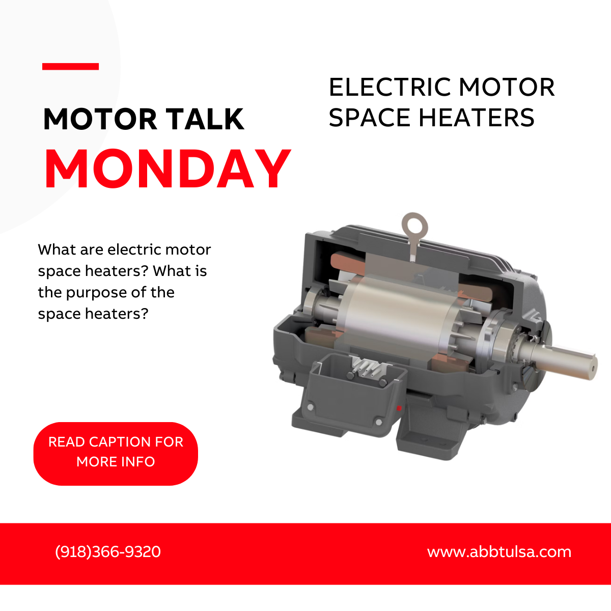 Motor Talk Monday – Electric Motor Space Heaters