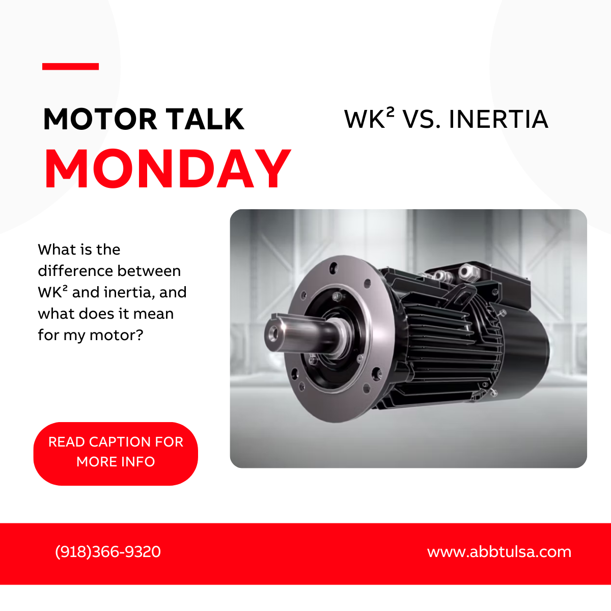 Motor Talk Monday – WK² vs. Inertia