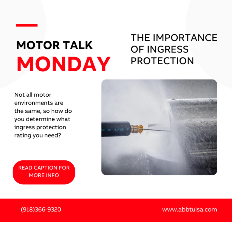 Motor Talk Monday – The Importance of Ingress Protection