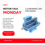 Motor Talk Monday – L10 Bearing Life Explained