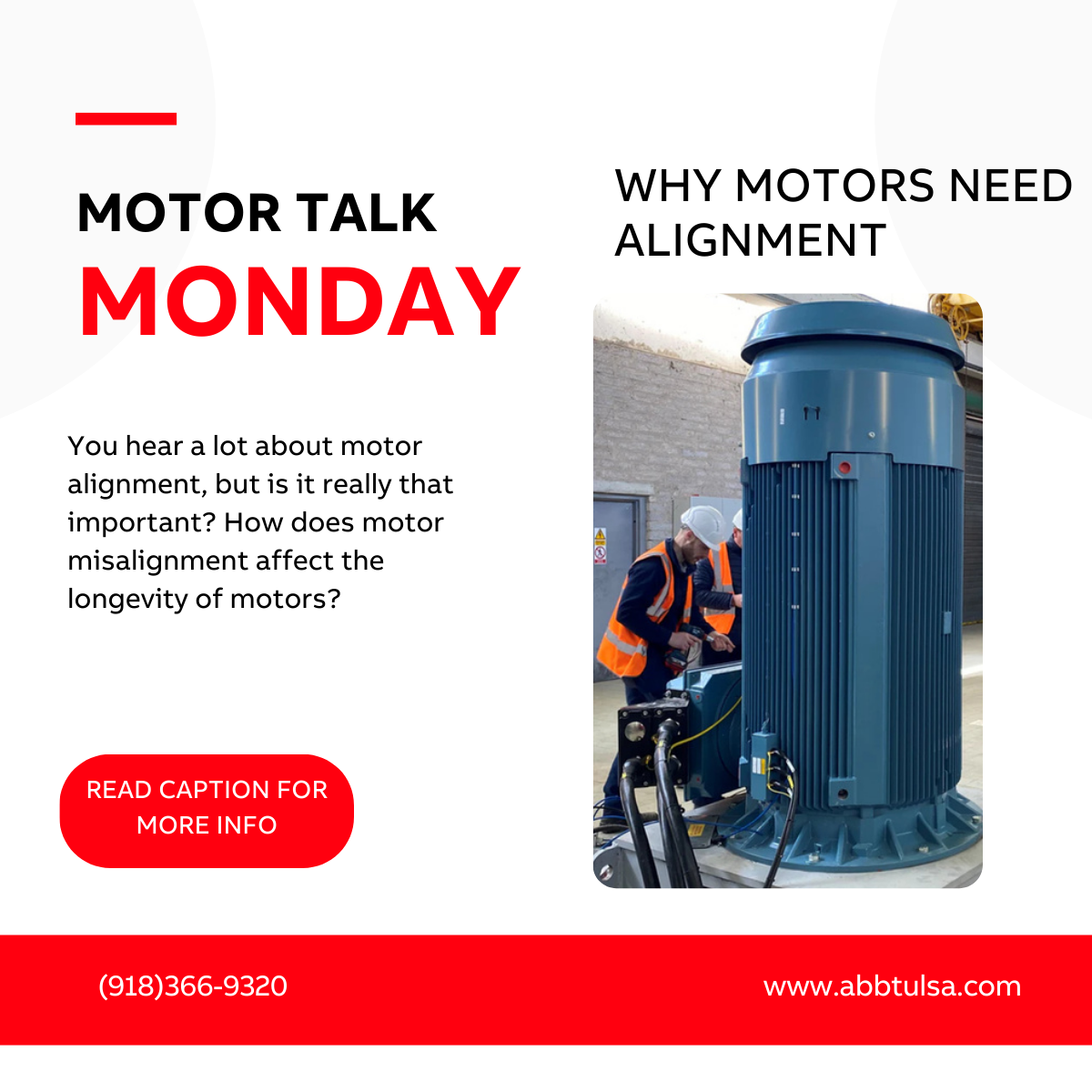 Motor Talk Monday – Why Motors Need Alignment
