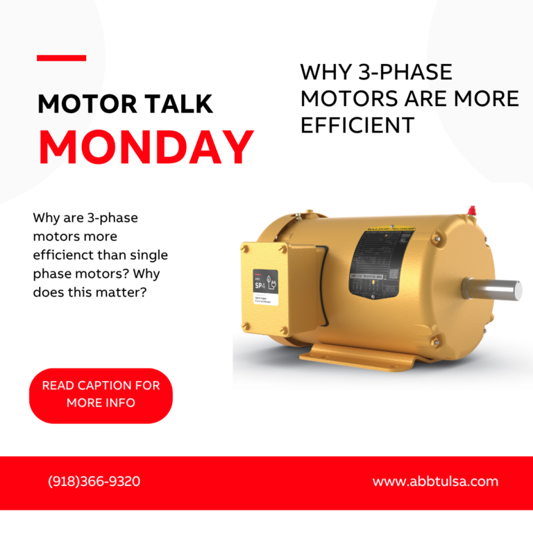 Motor Talk Monday – Why 3-phase Motors are More Efficient