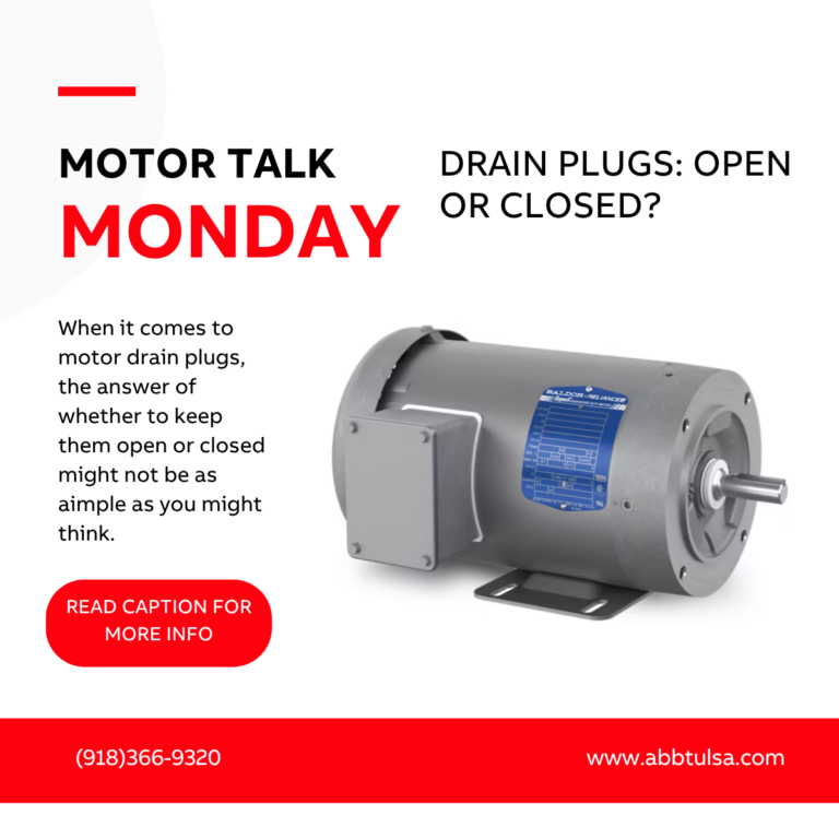 Motor Talk Monday – Drain Plugs: Open or Closed?