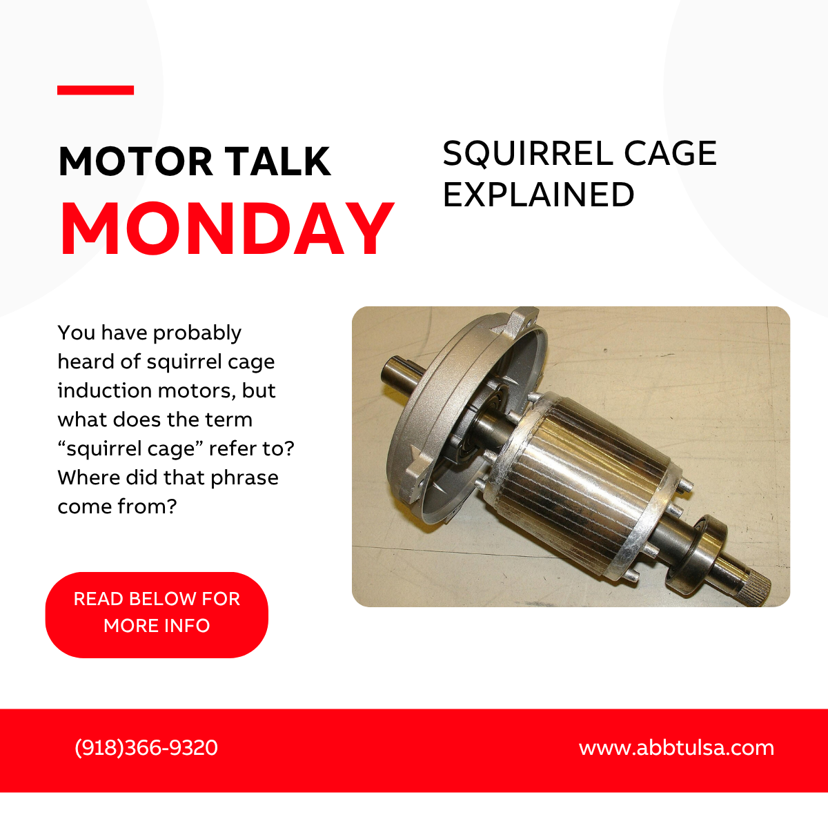 Motor Talk Monday – Squirrel Cage Explained