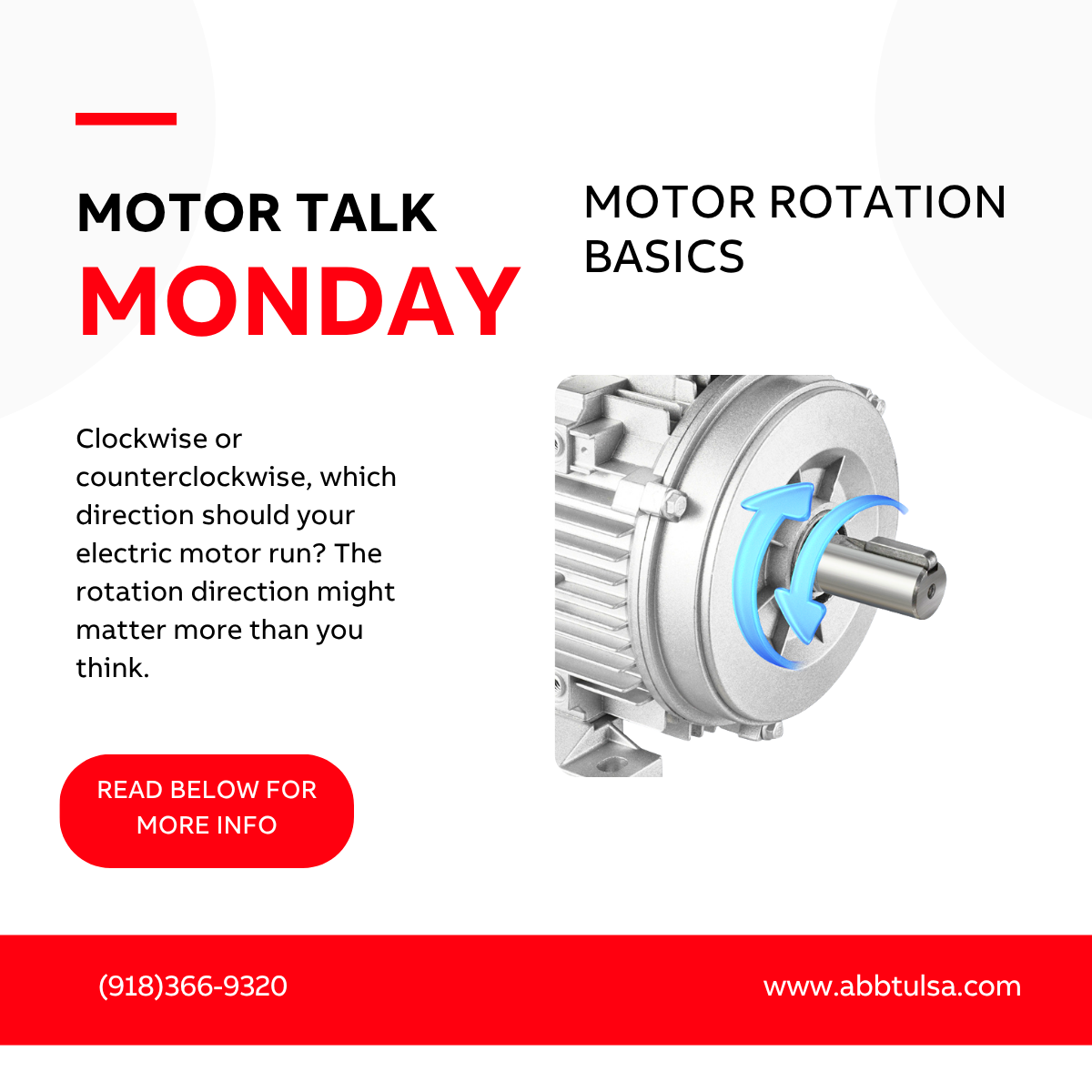 Motor Talk Monday – Motor Rotation Basics